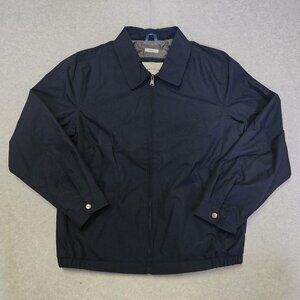 Perry Ellis Portfolio Men's L Navy Full Zip Jacket